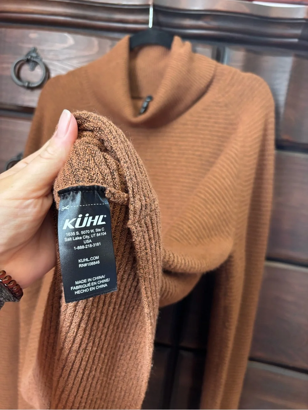 KUHL Women’s Solace Sweater, Merino Wool Blend, Brand New, Size XL